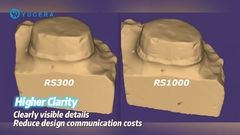 Nova chegada:YRC-RS1000 Dental Model 3D Scanner! 5M câmeras duplas de alta definição, precisão de até 5μm