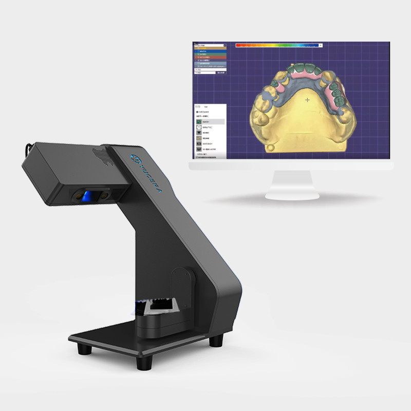 YUCERA Dental Lab Scanner CAD CAM 3D Auto Scanning 20s Tempo de varredura 2 x Resolução da câmera de 3,0MP