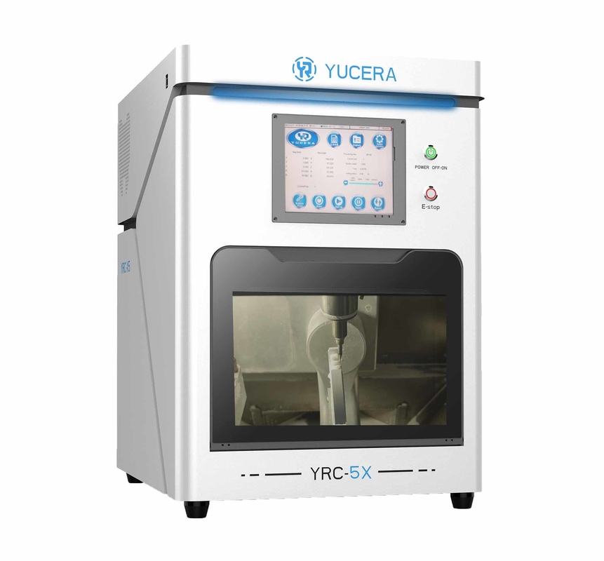 Máquina de moagem dentária Yucera 5 eixos Zirconia Cad Cam System YRC-5X