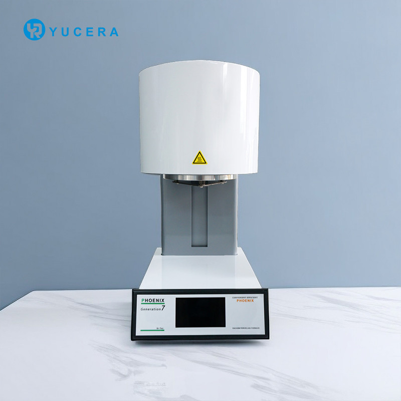 Laboratório odontológico Yucera novo tipo forno de porcelana cerâmica a vácuo para coroa e pontes preço do fabricante de alta velocidade