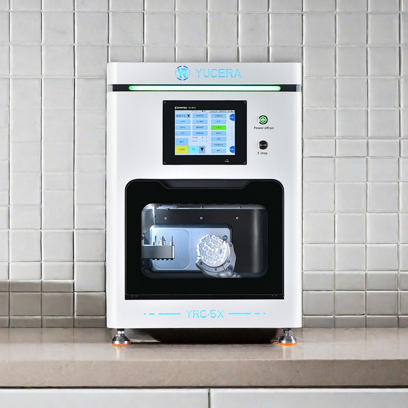 5 Axis Dental Milling Machine 60,000 RPM 7 Tool Capacity for Zirconia