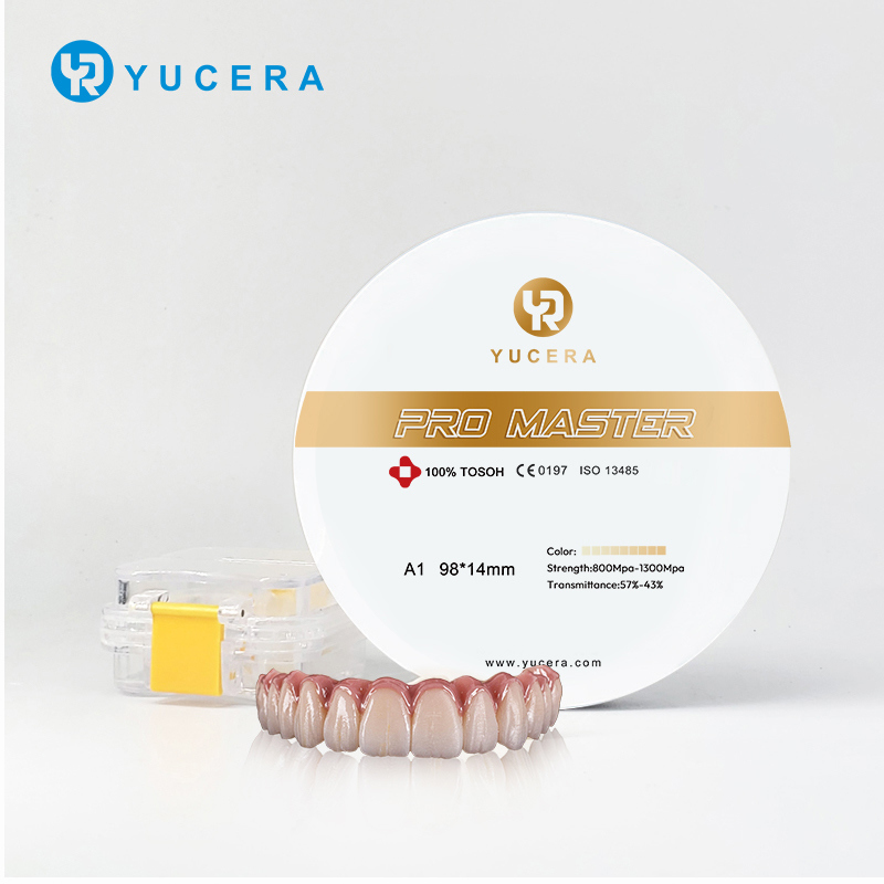 Yucera Top Grade 4D Pro Zirconia Blocks Dental Lab Crown Bridge Material