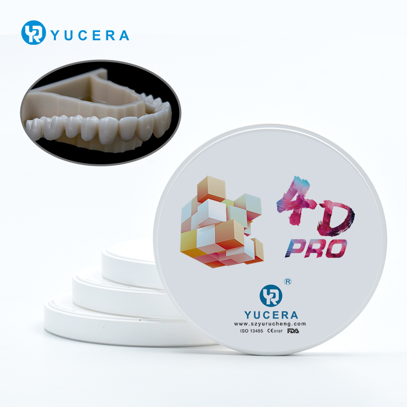 Zircônia Dentária Yucera para Próteses Dentárias Elétricas, Consumíveis, Laboratório CAD, Cor B1, Bloco de Zircônia Dentária