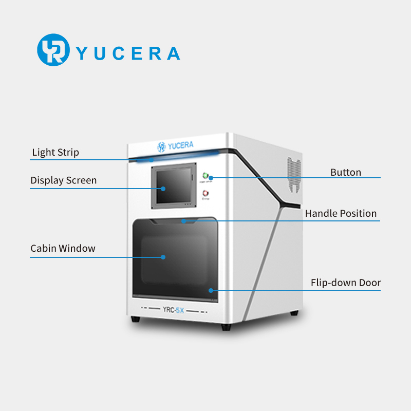 Yucera Dental CAD/CAM CNC Milling Machine 5 Axis Lab Equipment for Zirconia & Metal Direct Factory Supply From China