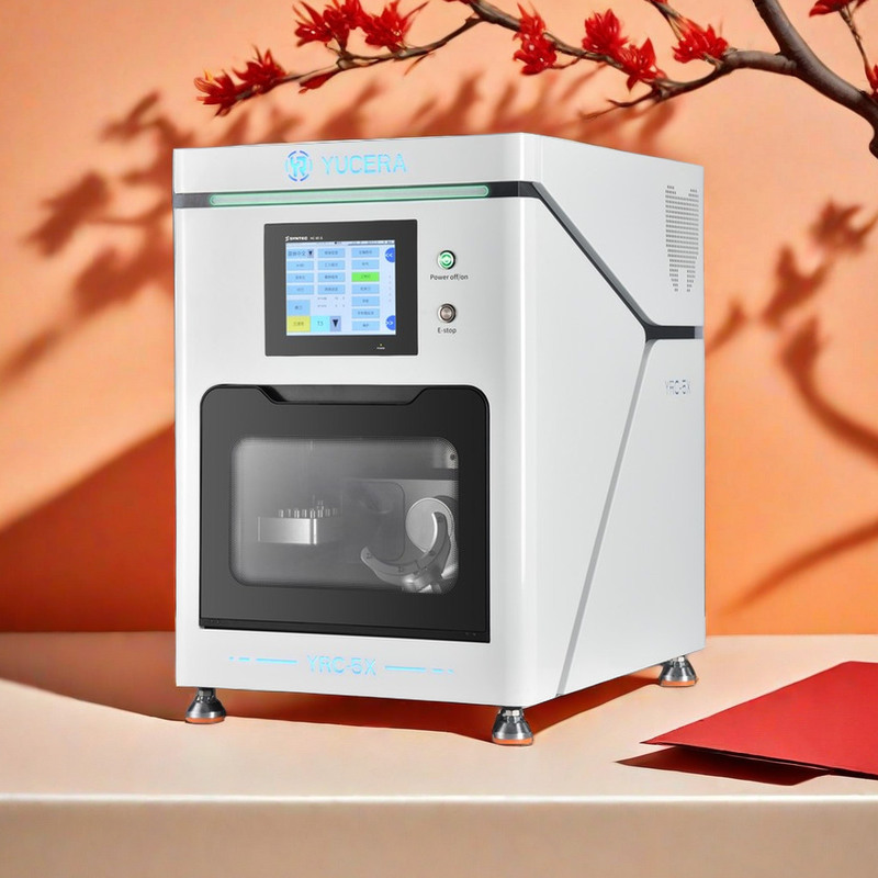 Fresadora CNC Dental de Bancada Yucera CAD CAM 5 Eixos para Zircônia e Metal, Ferramentas de Laboratório, Fabricante OEM China