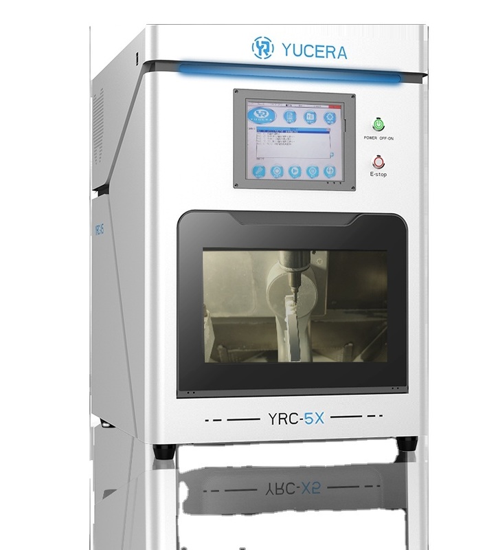 Máquina de 5 eixos YRC-5X para fresagem dentária para laboratório odontológico, clínica odontológica, fabricante de equipamentos CADCAM, preço