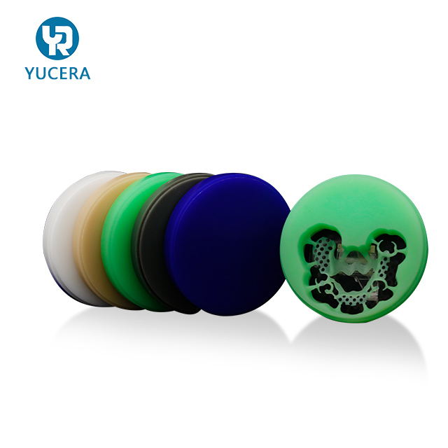 Preço por atacado  Fabricação de blocos de cera dental YUCERA  para escultura de dentaduras CAD CAM em laboratório odontológico