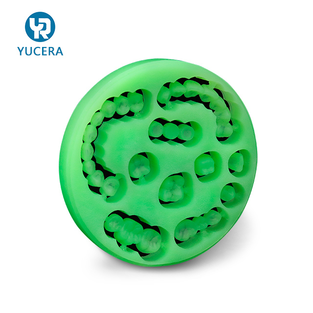Preço por atacado  Fabricação de blocos de cera dental YUCERA  para escultura de dentaduras CAD CAM em laboratório odontológico