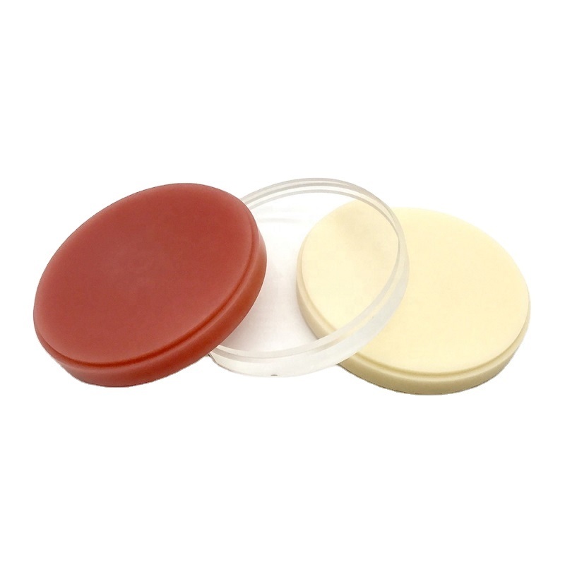 Disco Multi PMMA CAD CAM Yucera Cad Cam Material Dentário PMMA Blocos Disco de Zircônia Dental Blocos de Resina PMMA Flexíveis