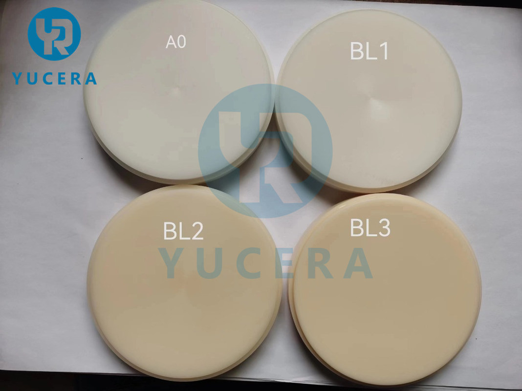 Material para Dentadura Flexível 16 Cores Rosa Transparente Disco Flexível PMMA Dental