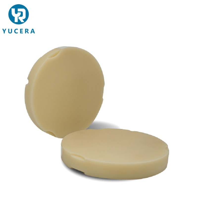 YUCERA PMMA Consumíveis de Laboratório Odontológico Discos de PMMA para Sistema de Fresagem CAD CAM Aberto Blocos de PMMA Odontológicos para Máquina de Fresagem