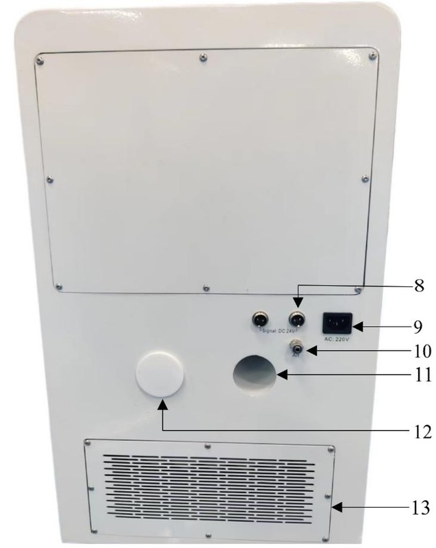 YRC-V5 Aspirador Odontológico CAD CAM Vácuo Portátil para Fresadora CNC Odontológica para Laboratório Odontológico