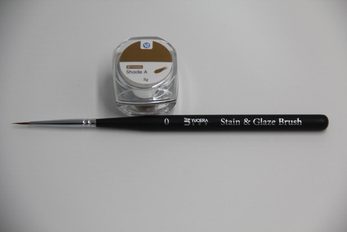 Kit de Coloração e Glaze Cerâmico Zircônia 18 Cores para Dentes Personalizados, Yucera Dental Lab Essentials