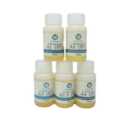 Soluções Únicas de Sorriso - Kit de Coloração Cerâmica Zircônia Yucera 18 Cores Brilho Natural para Criações de Laboratório Odontológico