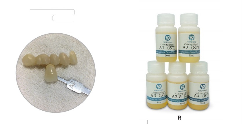Yucera Dental Lab 18 cores Soluções de Sorriso Cerâmica Zircônia Coloração Brilho Natural para Criações de Laboratório Odontológico