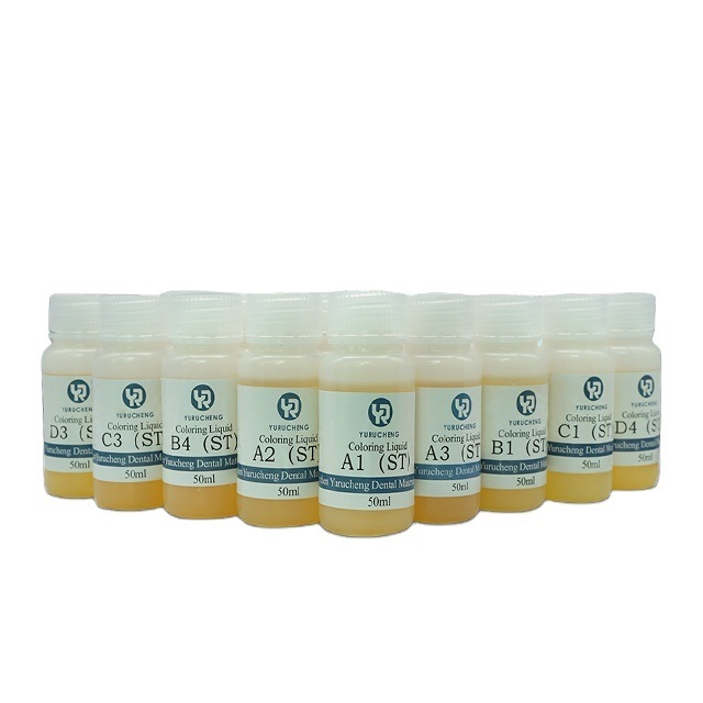 Yucera Dental Lab 18 cores Soluções de Sorriso Cerâmica Zircônia Coloração Brilho Natural para Criações de Laboratório Odontológico