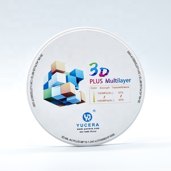 Material para Ponte Posterior de Zircônia 3D YUCERA | Combina Resistência com Translucidez Natural