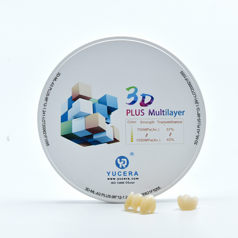 YUCERA 3D Zirconia  Full-Contour Bridge Material | High Strength + Aesthetic Gradients