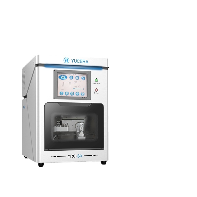 Máquina de Fresagem CAD/CAM Dentária YUCERA YRC-6X 5 eixos | Titânio/Cerâmica | ISO 13485