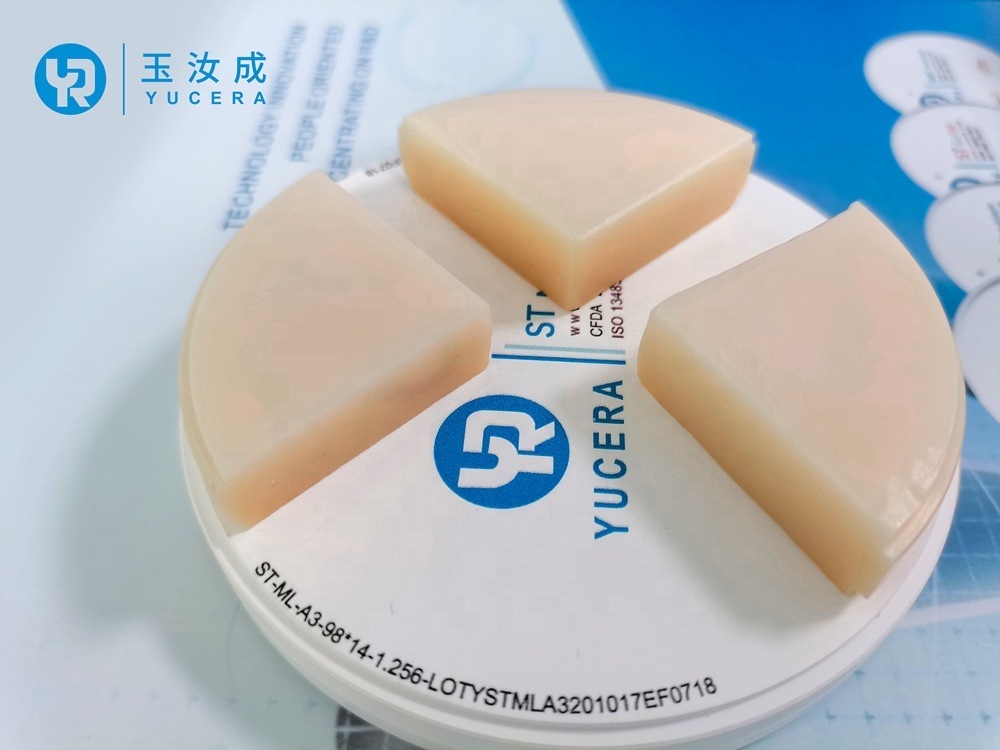Yucera ST color Dental Zirconia Blocks Your Trusted Choice for Lifelike Dental Restorations