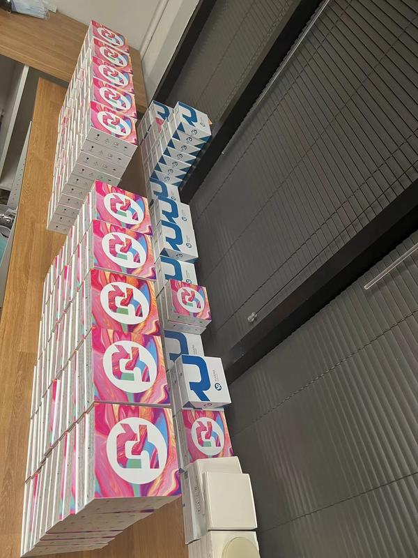 Disco de zircônia dental Yucera 4D Pro Multicamadas com gradiente de cores e cores padrão A1/A2/A3