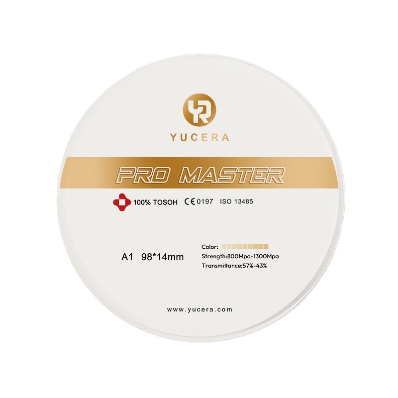 Yucera Pro Master Efficient Zirconia Blocks - Time and Cost - Saving in Dental Work