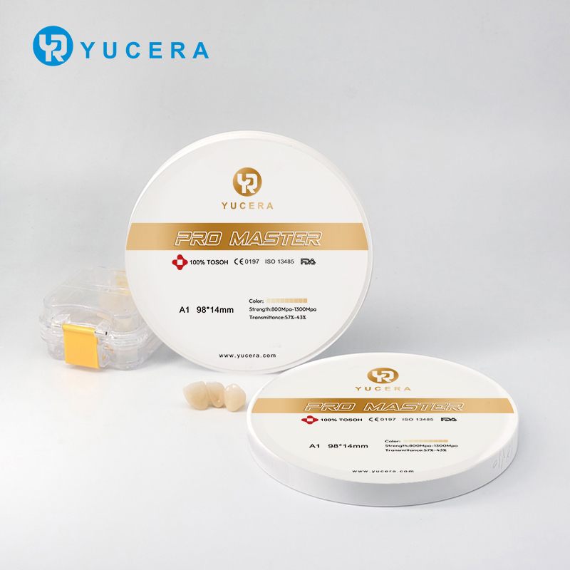 Bloco de Zircônia Yucera Pro Master para Laboratórios Dentários Profissionais com Múltiplas Especificações Disponíveis Qualidade Garantida